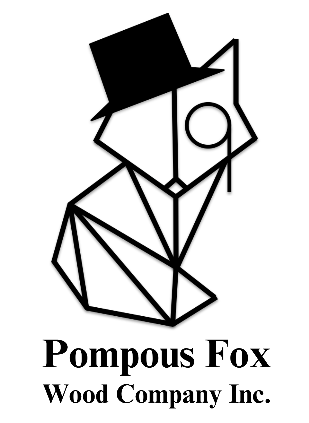 Logo for Pompous Fox Wood Company Inc.